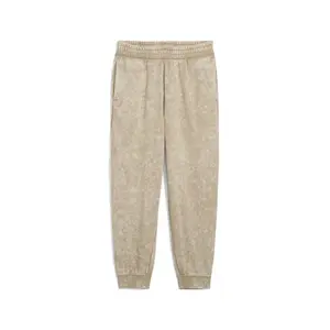 PUMA Womens Essentials Elevated Comfort Wash Sweatpants Casual - Beige