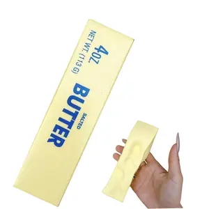 Squish Toys, Slow Rebound Cute Butter Squeeze Stress Balls, Upgraded Squeeze Ball Realistic Butter Stick Soft Squeeze Toys, Squeeze Ball Realistic Butter Stick Soft Squeeze Toys for Adults Kids Gifts