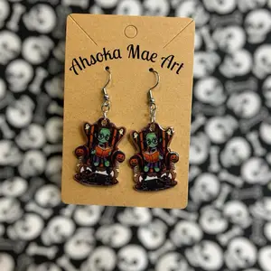 Girl book nerd Earrings Lightweight Hypoallergenic