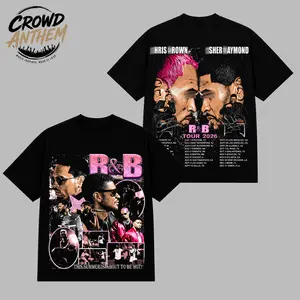 Raymond & Brown Concert Tour 2026 Graphic Tee, Premium Cotton R&B Shirt, Urban Hip Hop Streetwear, Vintage Soul Music Fan Merch, Team Breezy Style