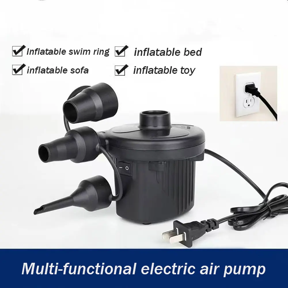 Electric Air Pump - Versatile & Convenient Compact Portable Inflator for Fast Pool Setup, Air Mattresses, and Inflatable Toys, Inflatable Toy, Outdoor Sports