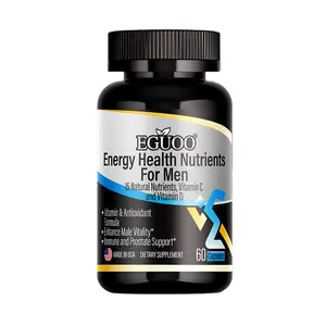 EGUOO Energy Health Nutrients For Men Men’s Multivitamin with Vitamin C and D3 Daily Mens Multivitamins Adult Multivitamin for Men