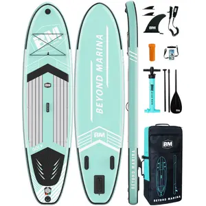 BEYOND MARINA 10 ft 6 in Inflatable Paddle Board, All-Around SUP for Adults & Beginners, Non-Slip EVA Deck, Action Camera Mount, Complete Kit, Multiple Color Options