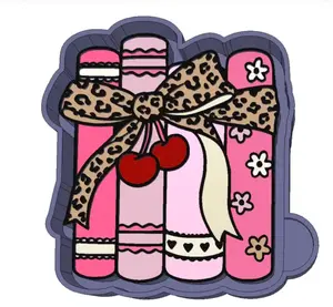 Book Stack Freshie Mold Versatile Durable Silicone for Resin Casting Soap Making Candle Crafting Clay Work and Baking Ideal for DIY Projects