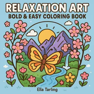 【NEW RELEASED】 Relaxation Art: Bold and Easy Coloring Book for Teens and Adults: Minimalist Designs for Stress Relief and Mindfulness Advanced Artists Perfect For Beginners