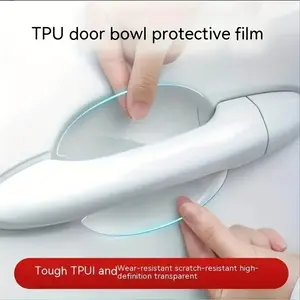 Car Door Bowl Protection Sticker, Anti-Collision Strip, Car Handle Paint Surface Protective Film Accessory, Automotive Accessories