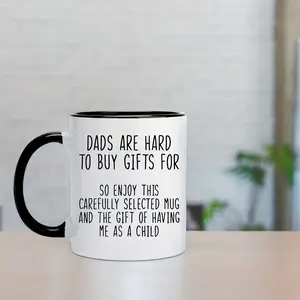 Funny Dad Coffee Mug, 11oz Ceramic Humorous Mug, Perfect Gift for Dad, Ideal Father's Day Present, Fun Mugs for Dads and Fathers, Cup