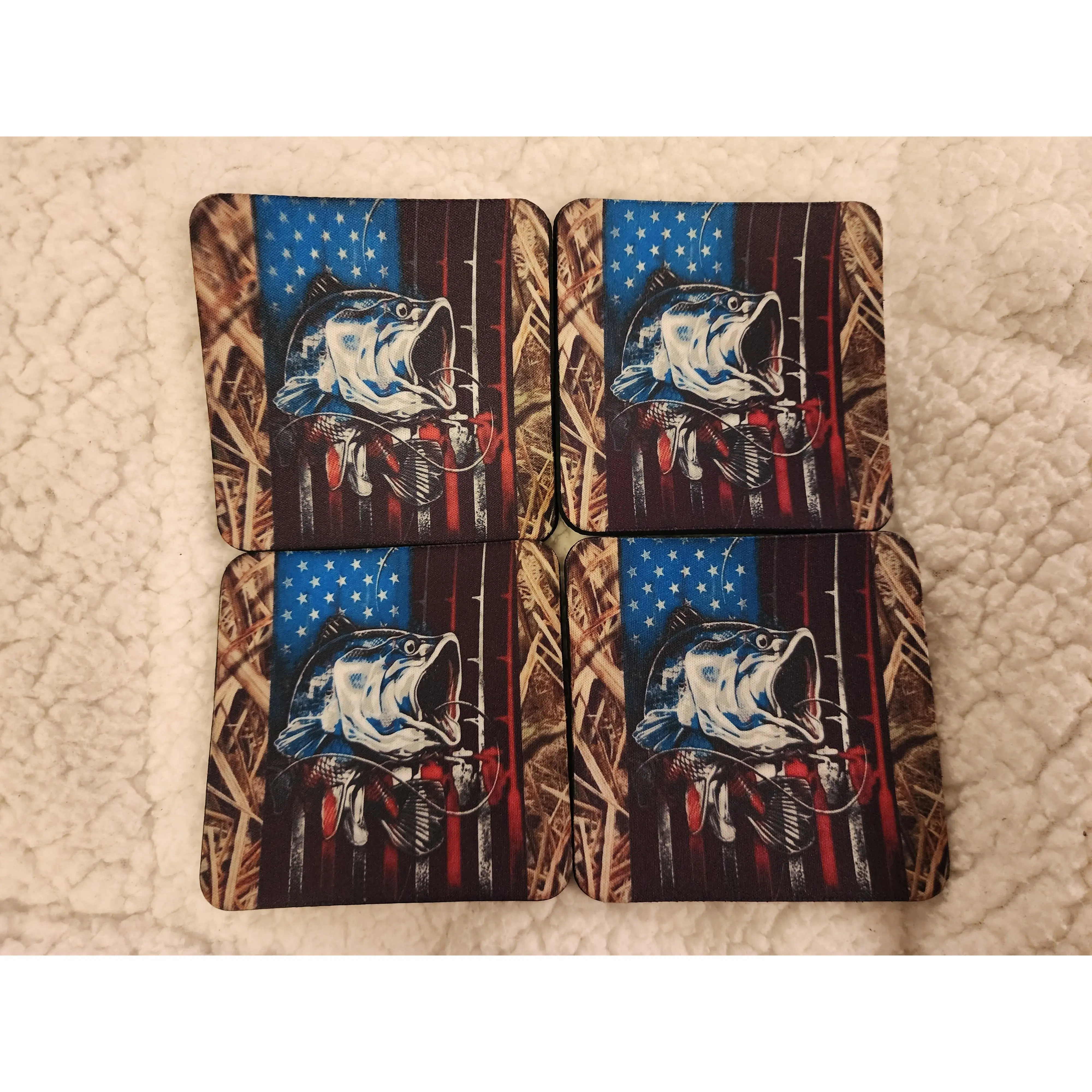 Fish Flag Table Coasters