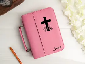 Personalized Vegan Leather Bible Cover