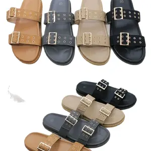 Women's Sandals - Available in Multiple Colors with Buckle Detailing for Stylish Comfort Shoe Girl