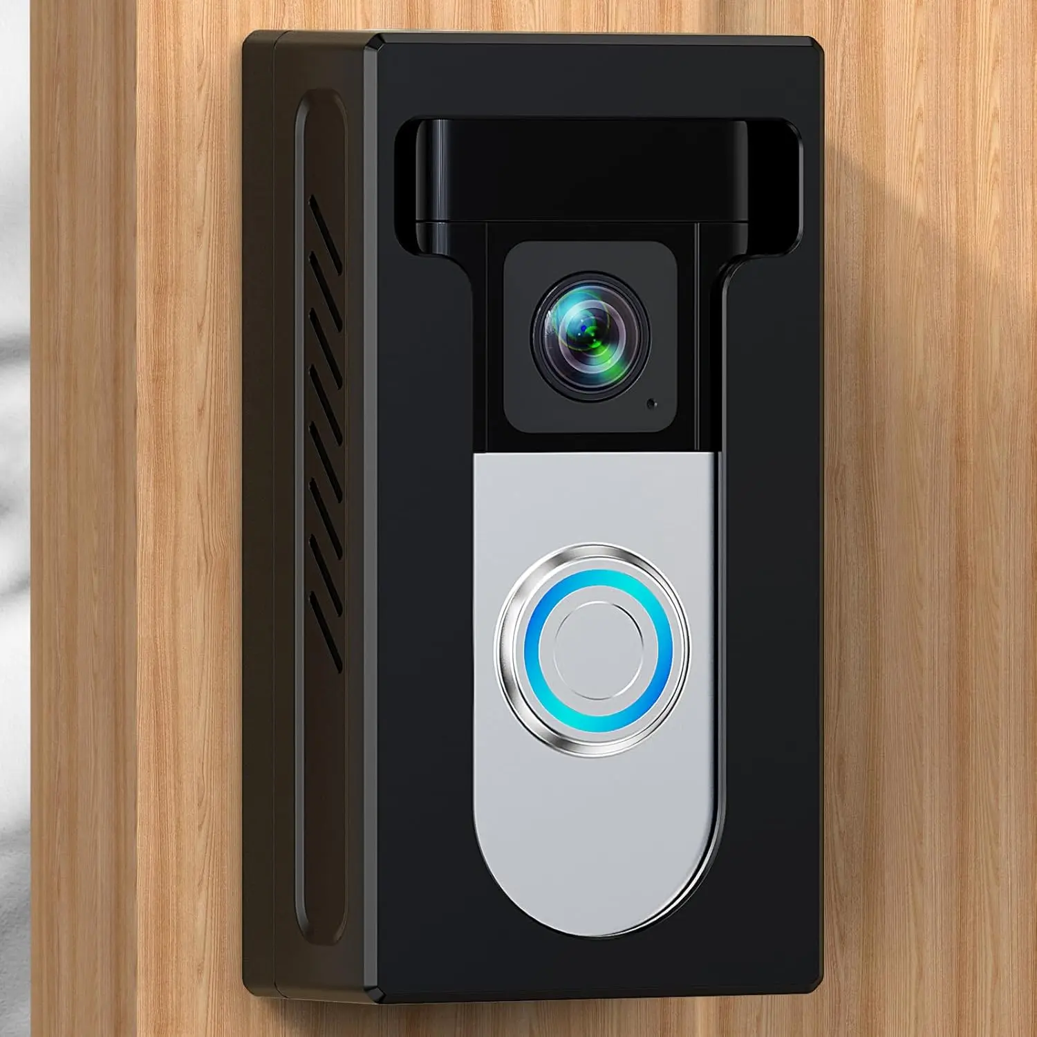 No Drill Adhesive Video Doorbell Mount Compatible with Ring/Blink  Video Doorbell, Anti- Camera doorbell Holder Accessories, Not Block Doorbell Motion Sensor & CameraSurfoze