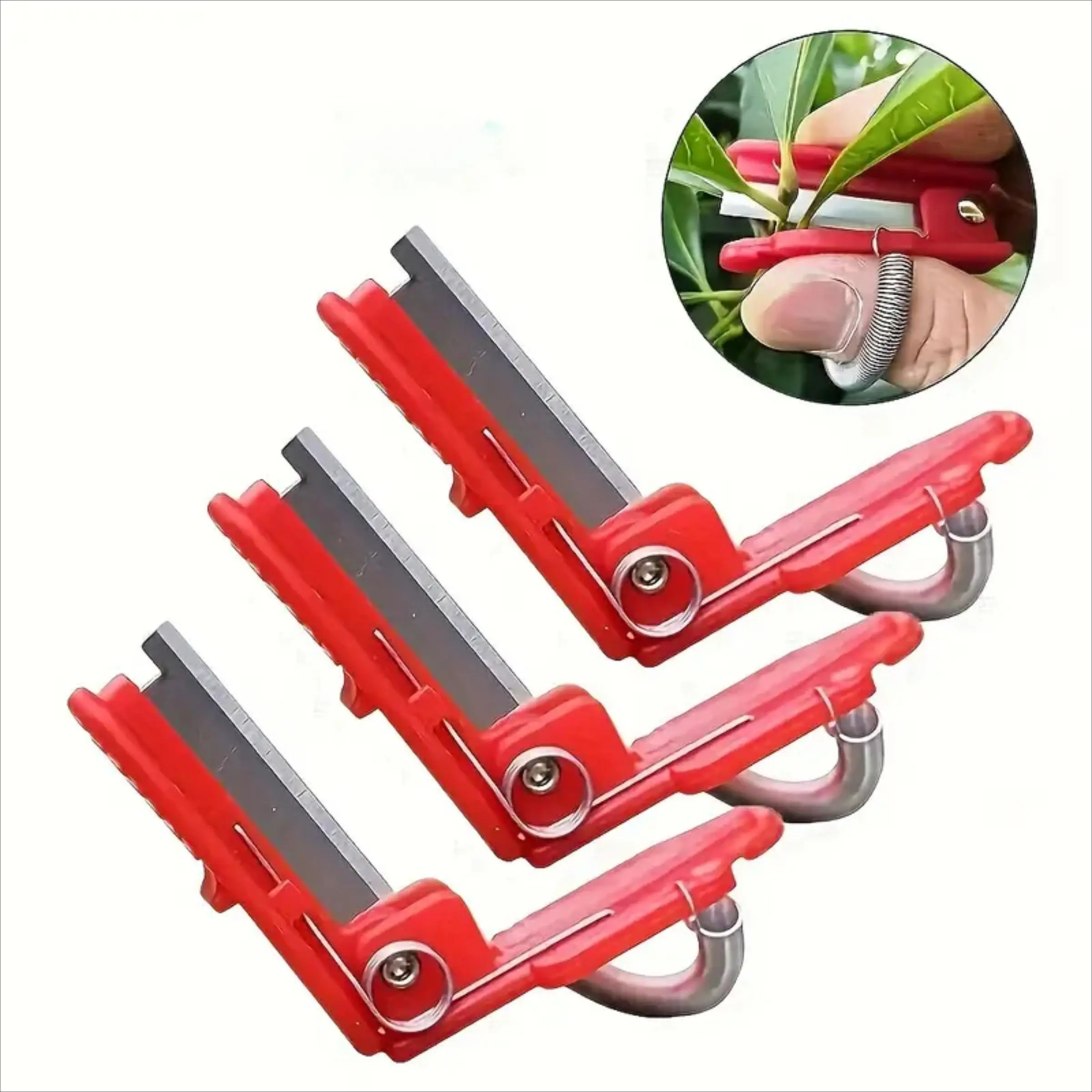 Multifunctional Handheld Thumb Cutter, Portable Mini Garden Pruning Tool, Practical Pruning Tools for Tea Picking, Garden Tool