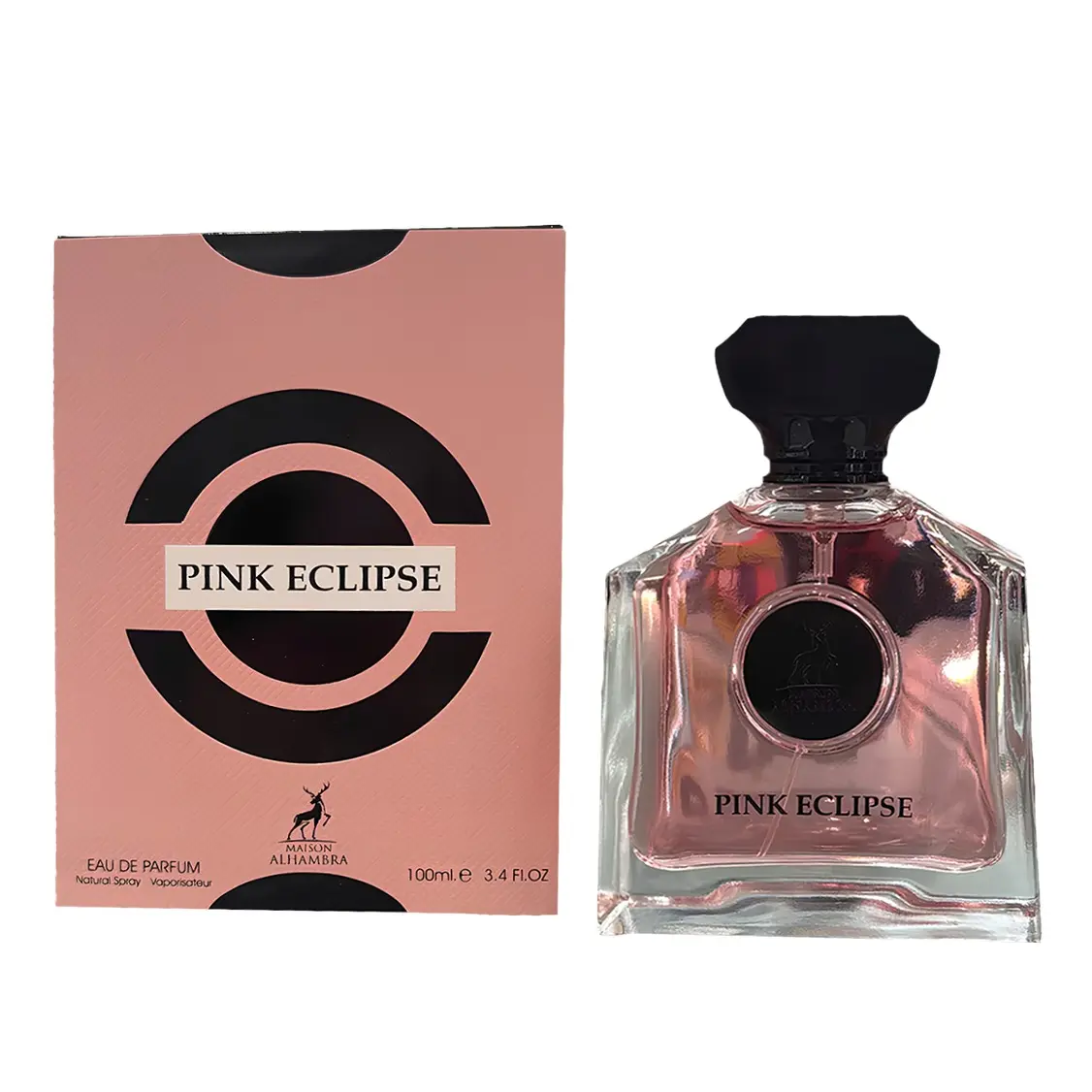 Maison Alhambra Pink Eclipse for Unisex Eau de Parfum Spray, 3.4 Ounce
