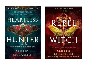The Crimson Moth by Kristen Ciccarelli (2 book series): Heartless Hunter , Rebel Witch (Hardcover)