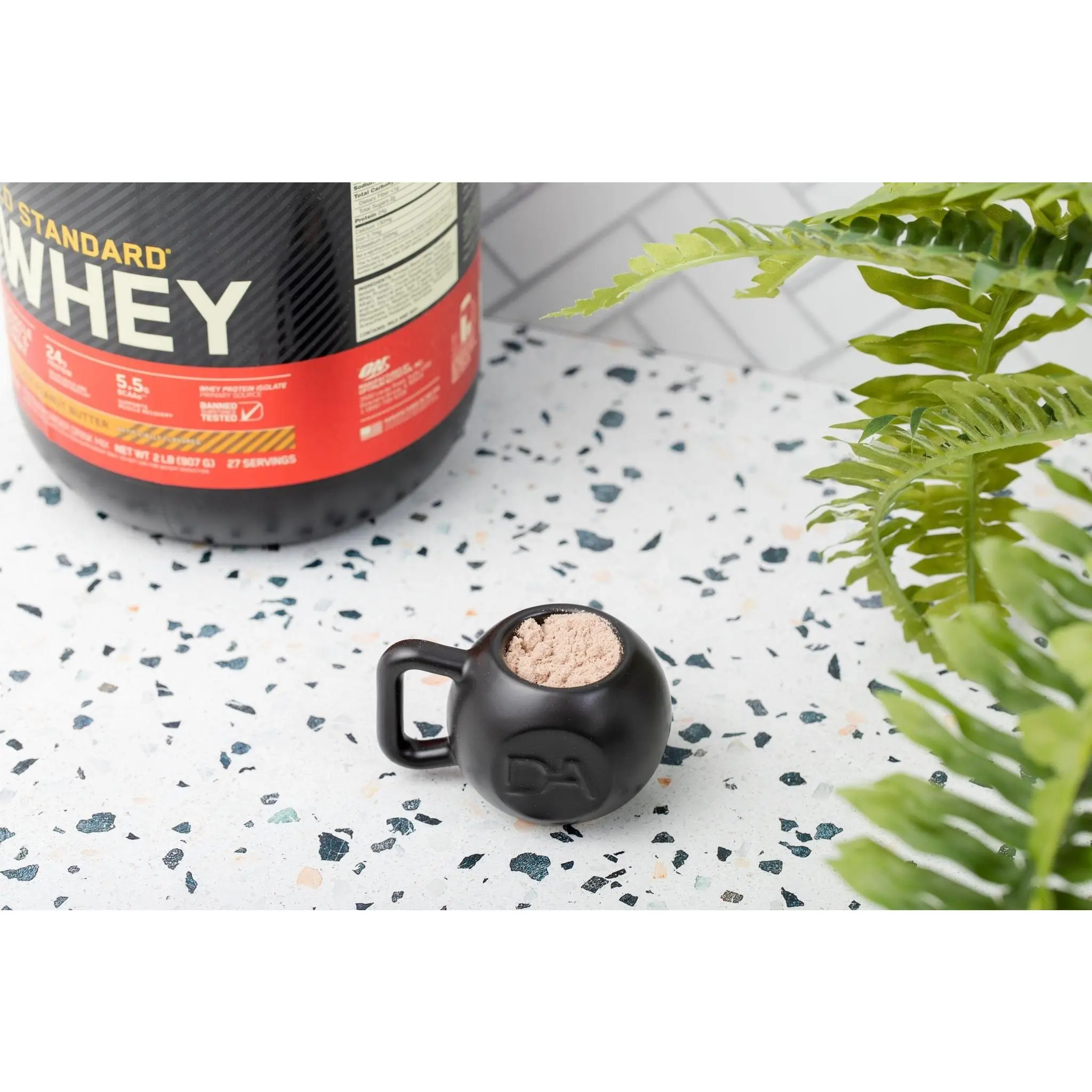 Kettlebell Protein Scooper - 30G Capacity - Kettlebell Expresso Mug - Kettlebell Shot glass -  Fitness Weightlifter gift
