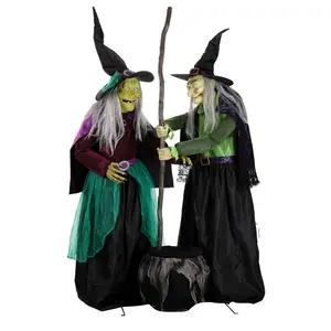 Stirring Up Trouble Witch Animatronic Seasonal Visions Int