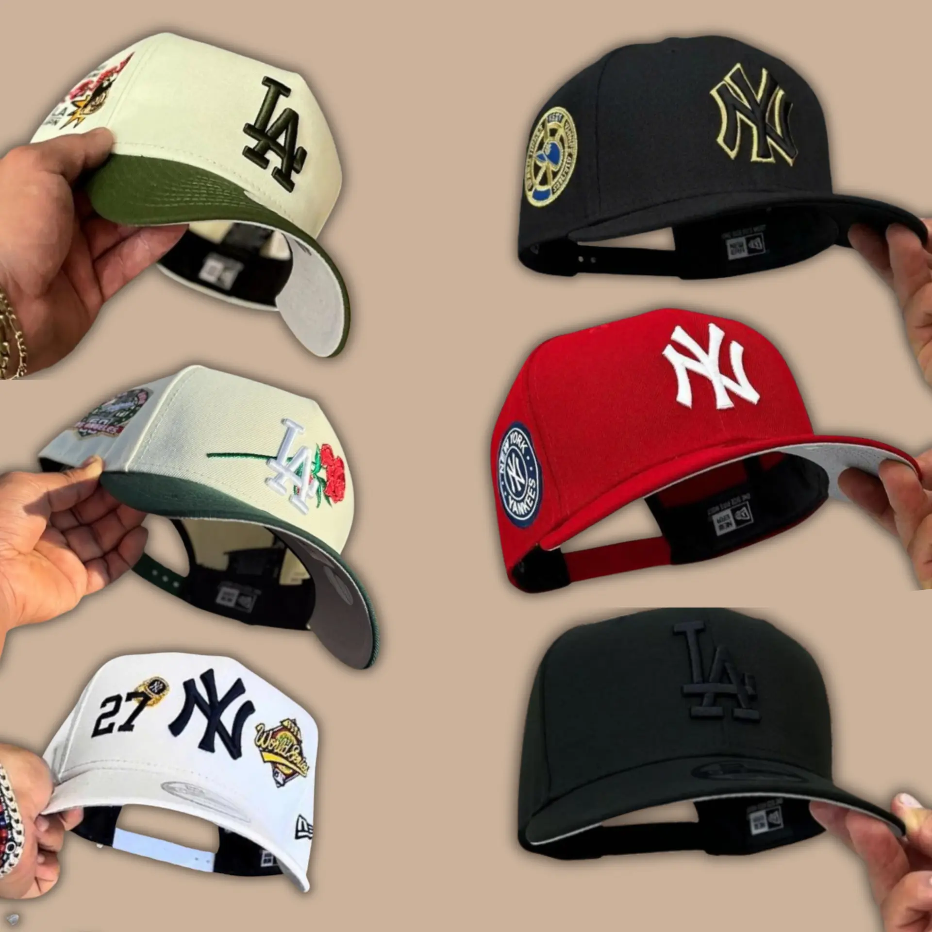 New Era MLB LA Dodgers NY Yankees Baseball Cap – 9FORTY Adjustable 59FIFTY Fitted Snapback Hat, Premium Gorras Unisex for Men Women, Streetwear Urban Fashion Trend, Vintage Baseball Look, Trending TikTok Shop USA 2026