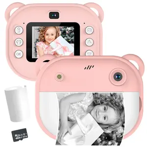 Kids Instant Print Camera, Educational Toy With HD Printing, Memory Card Enabled, Various Style Selections, Ideal Birthday & Holiday Gift For Boys & Girls