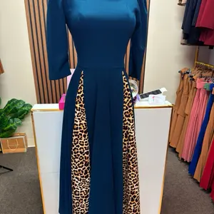 Vestido, maxi de Animal print