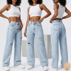 Loose Light Blue Denim Jeans