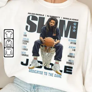 J Cole Basketball Shirt, Basketball Shirt Christmas Gift Unisex, Basketball 90s Vintage Fan Gift 1511 PTTH