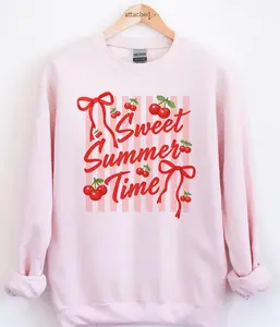Sweet Summertime Cherries Graphic Top