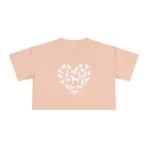 Adopt Don't Shop Husky Crop Tee