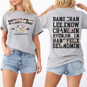 NAme Member Boy Band Music Shirt, World Tour New Album Tee, Gifts For Fan For Friend, Trendy Cotton T-Shirt