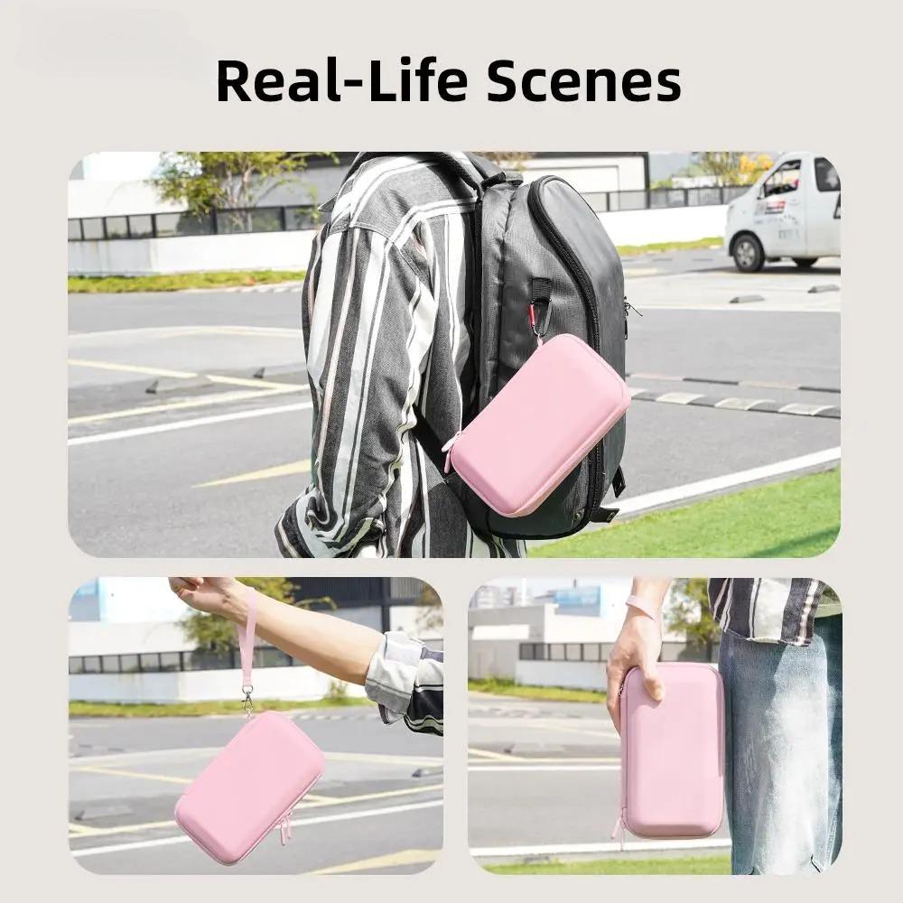 Portable Storage Case for DJI Osmo Pocket 3, 1pc Shockproof Scratch-Resistant Handbag with Wrist Strap, Outdoors Travel Accessories, Camera Zipper Bag