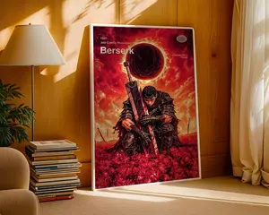 Berserk Anime Wall Art - Guts Dragonslayer Vintage Poster