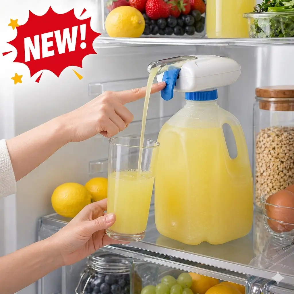 Restocked AutomaticDrink Dispenser - 1-Touch Hands-Free Electric1-gal Bottle Pump, No-Spill Safe Food-GradeKitchen Gadget with Child Lock for PregnantWomen, Seniors, Home Use