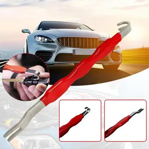 Car Electrical Connector Removal Tool, Terminal Separator Remover, Plug Disconnect Tool, Automotive Wiring Harness Tool, Universal Auto Repair Tool for Vehicles Red 1Pc