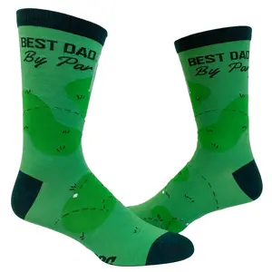 Funny Golf Socks for Men Vintage Sports Crews for Guys with Hilarious Jokes Funny Graphic Socks Comfortable Fitted Spandex Cotton