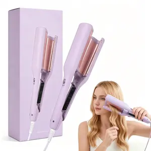 1 Inch Deep Wave Crimper Ionic Ceramic Hair Curler for Salon Hollywood Mermaid Waves Portable Travel Styling Tool