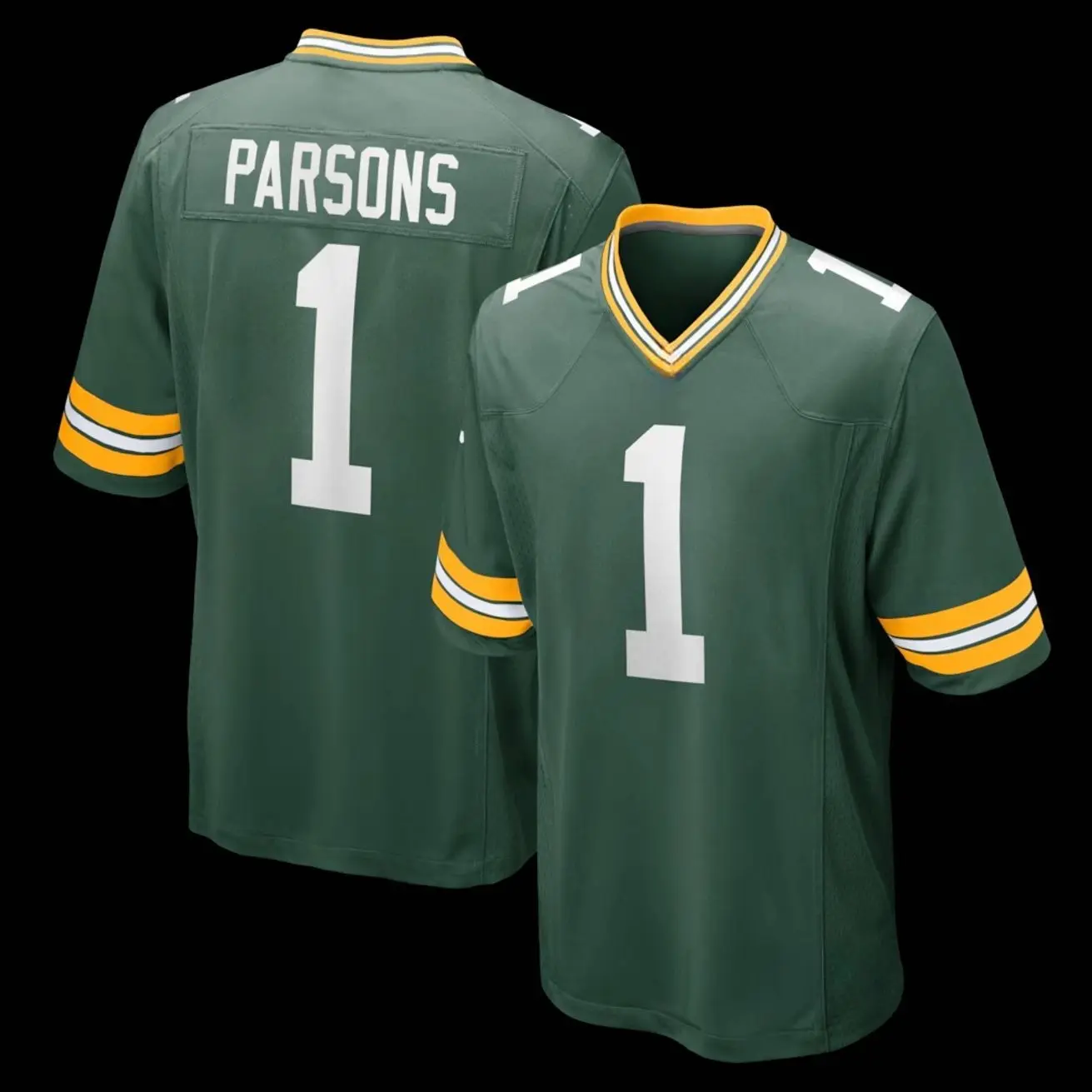Unisex Football inspired by Parsons 1 Green Bay Game Player Jersey - Green
