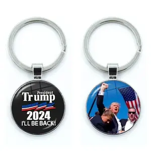 Trump 2024 Flag Keychains