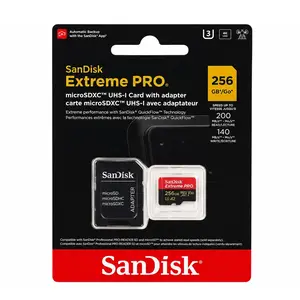 SanDisk Extreme Pro 256GB Class 10 microSDXC UHS-I Memory Card
