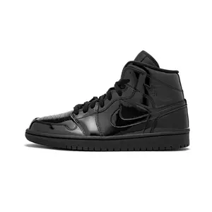AIR JORDAN 1 MID WMNS "Black Patent Leather" BQ6472 002