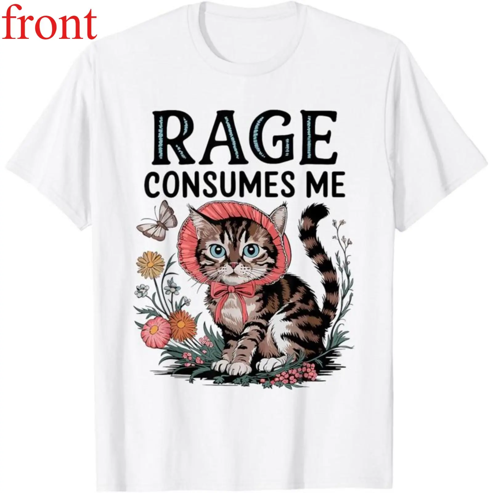 Casual Rage Consumes Me Cat Shirt – Fun Meme T-Shirt