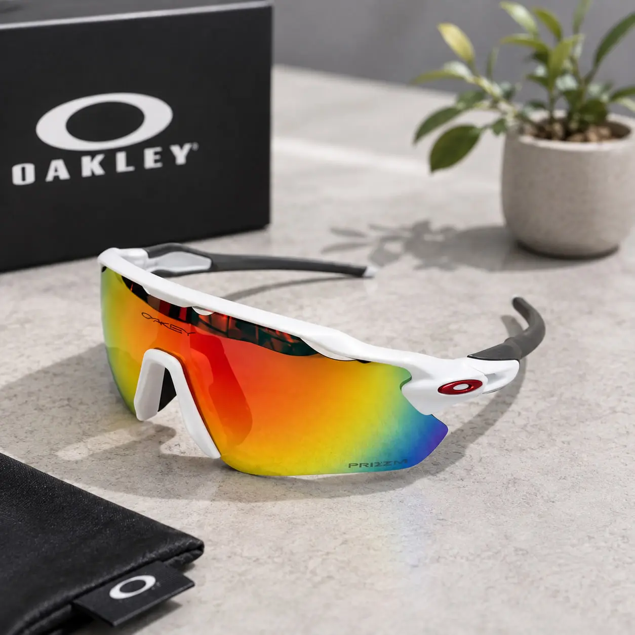 Oakley Wraparound Sports Sunglasses UV400 Protection Cycling Running Driving Outdoor Eyewear for Men Women