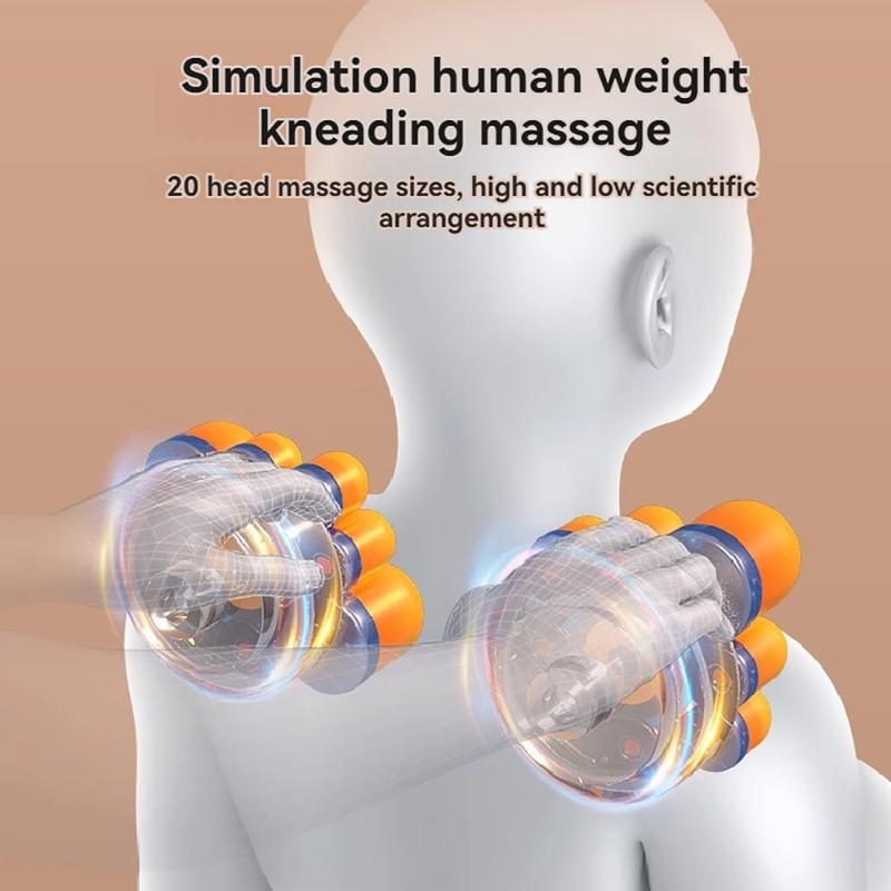 Neck Massager on TikTok Shop - 40°C Warm Hot Compress for Waist & Back Relief - Thermal Energy Muscle Soothing & Relaxation Aid