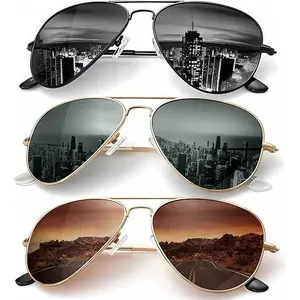 Classic Aviator Sunglasses for Men Womens Driving Polarized Sunglasses