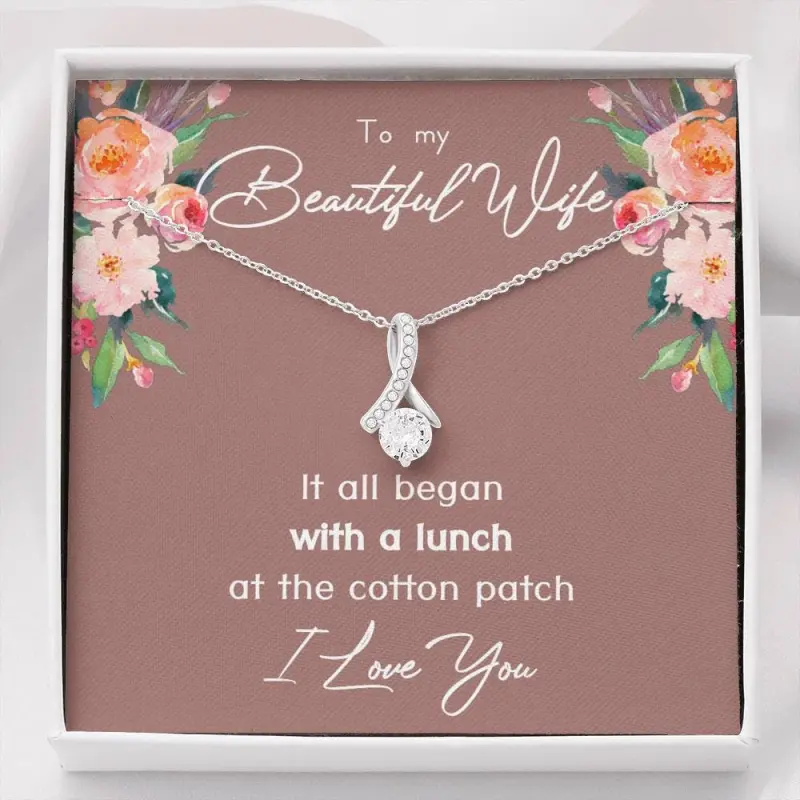 Unique Gift for Wife, Wife Birthday Gift, Anniversary Gift for Wife, Romantic Gift, Wedding Anniversary, Personalized Day We Met, Custom