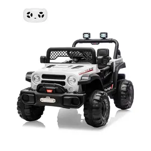 Electric Ride-on Truck for Children, 12V Battery Powered Toy Car with Parent Remote, 3 Adjustable Speeds, 6MPH Max Speed, 2×550W Motors, Spring Shock Absorption, LED Lights & Music, for Ages 2-8