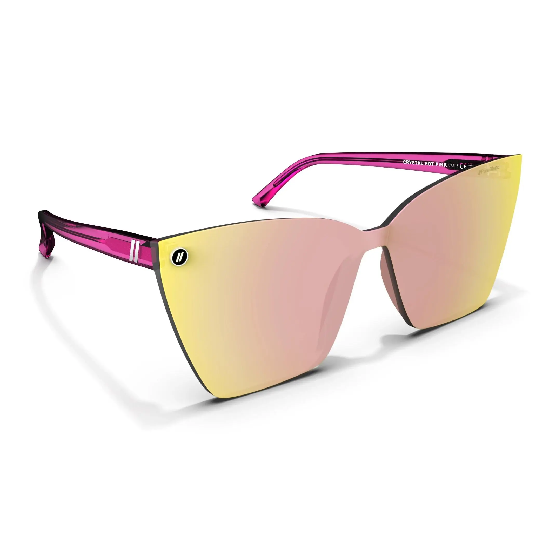 Pink Polarized Mirrored Blenders Sunglasses Blenders Prodigy Doll Sunglasses – Polarized Pink Mirror  main image 3