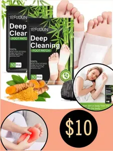 Detox Patches for Detoxification - Simple Application for Detoxification - 100% Natural Ingredients - Easy to Use - Made in China