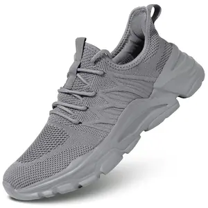 Men's Breathable Slip-On Sneakers Runner Trainer
