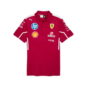 PUMA Mens Scuderia Ferrari Team Pro Shirt Casual Casual - Red