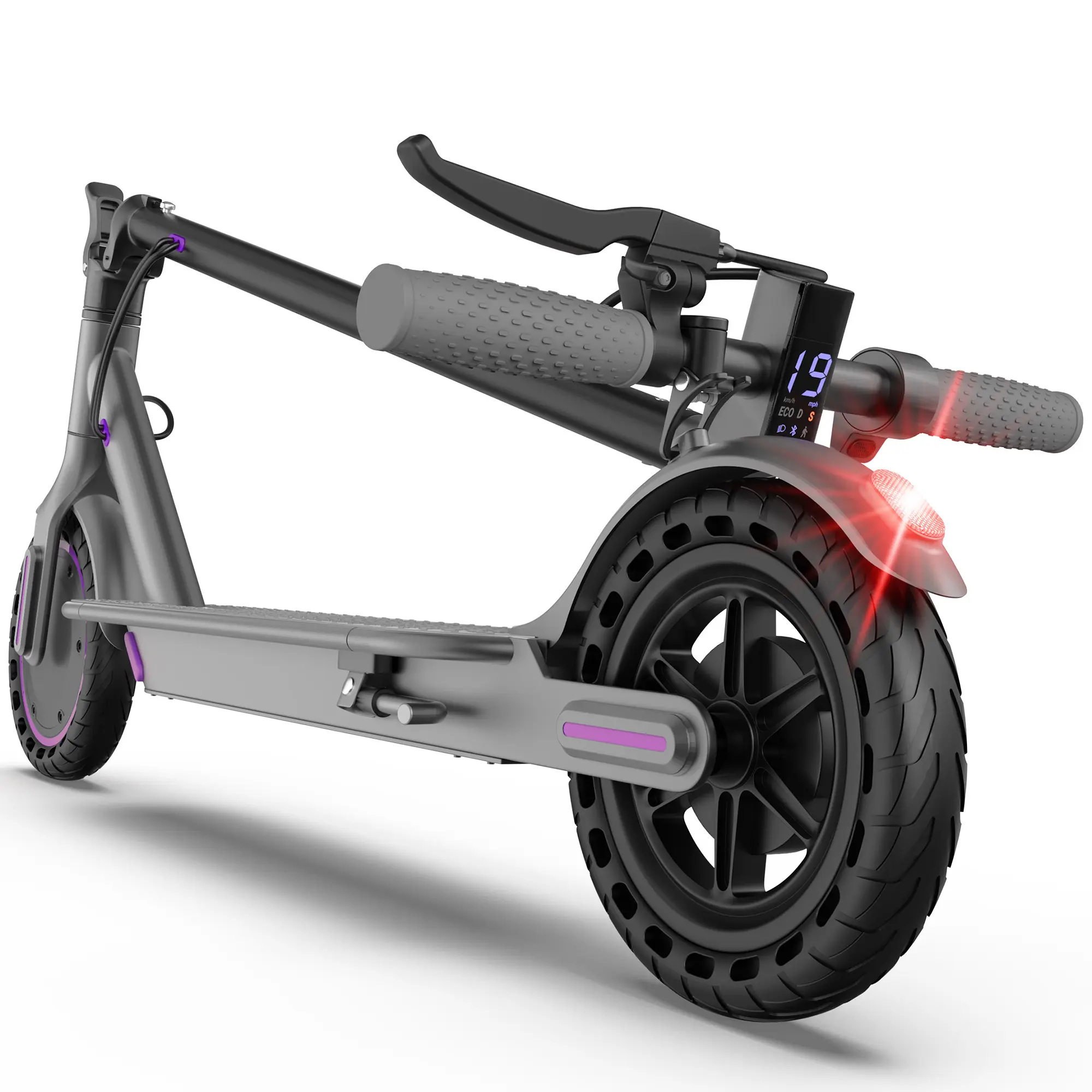 【AOPO】Electric scooter, 350W motor, Max 19mph, 3-speed, 36V battery, 15-mile range, app-controlled, dual brakes (ABS). Portable Foldable,Perfect gift for friends, family, or kids!