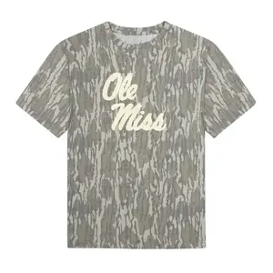 Ole Miss Mossy Oak Logo Adult T-Shirt 3D Camo, Hunting Shirt, 3D T Shirt Mossy Oak, Retro Camo, Gift for Him, for Boyfriend,